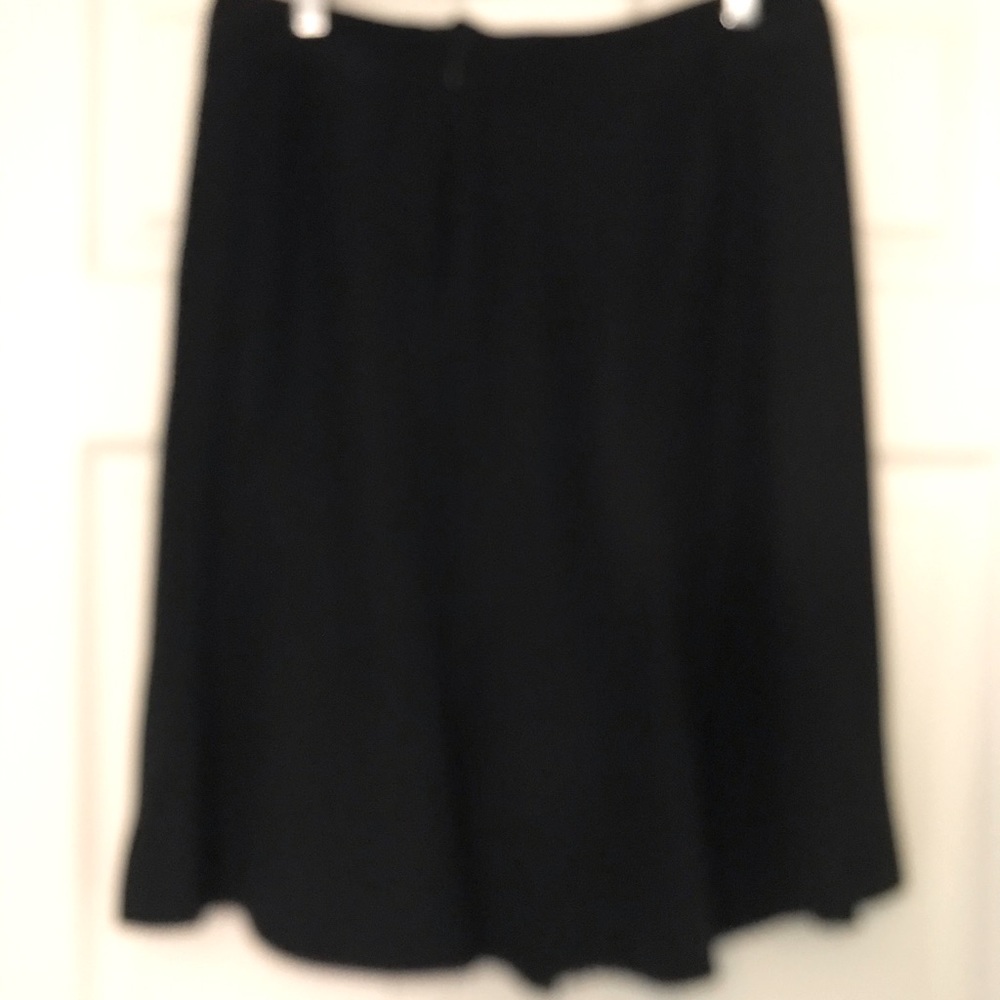 Armani Collezioni Black Chiffon Skirt Size 8